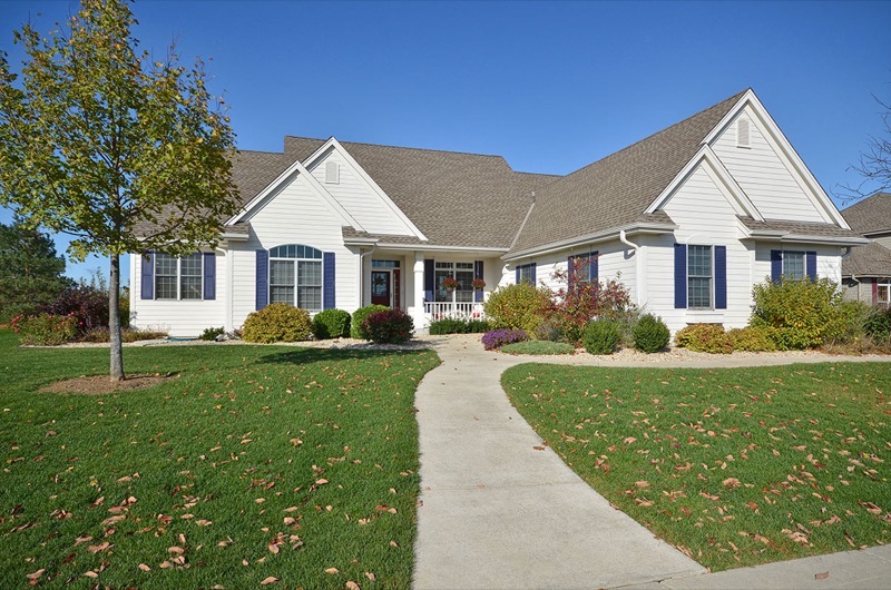Custom home exterior